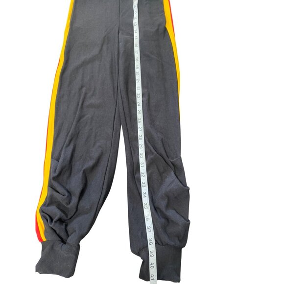 Kiya Tomlin x NFL Kansas City Chiefs Jogger Black Red Yellow Stripes XS NEW - Picture 6 of 8